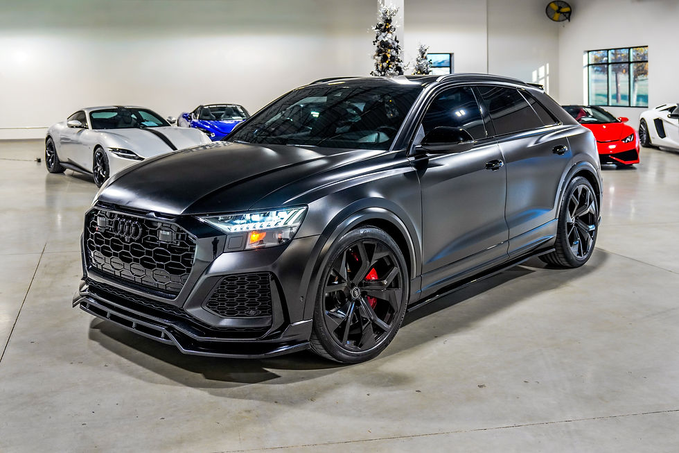 Audi RSQ8 rental in Austin | Caliber Luxury Rentals