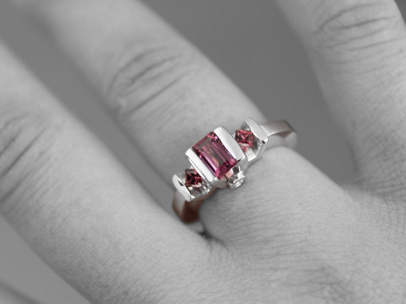 Thumbnail: Raspberry Rhodolite Garnet Ring