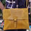 Miniature : Sac bandoulière bi-cuir moutarde