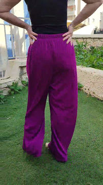 Miniature : Pantalon fluide violet 