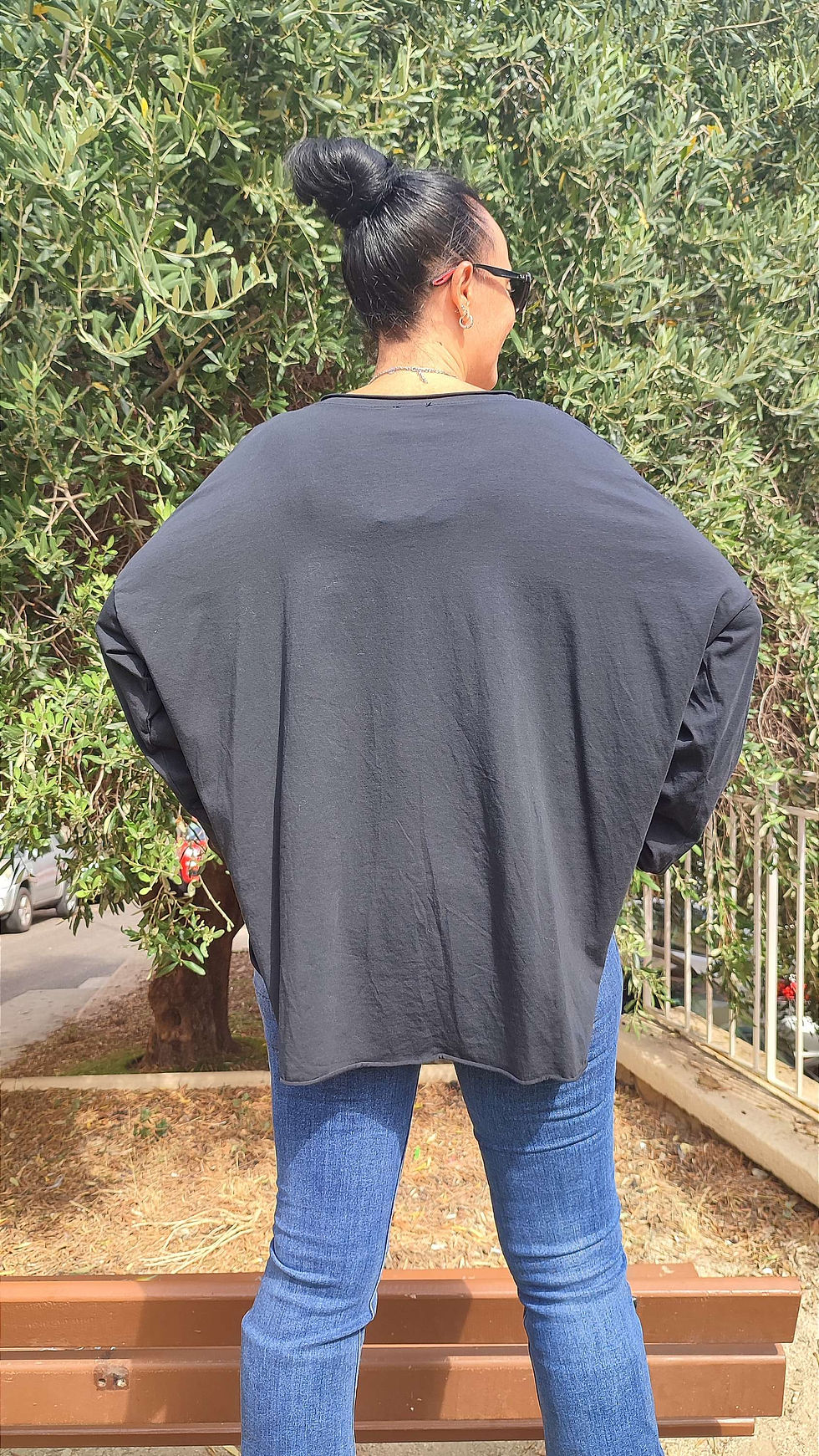 Miniature : Haut oversize " B-Day girl " noir.
