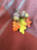 Oak brooch