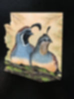 Gambel's quails magnet