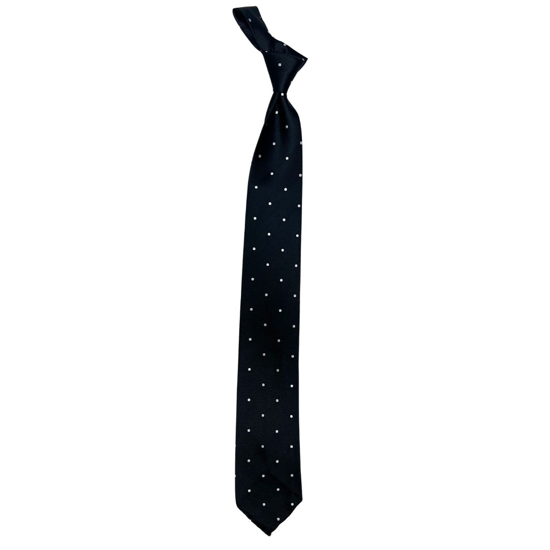 Elmo Dotted Tie in Black
