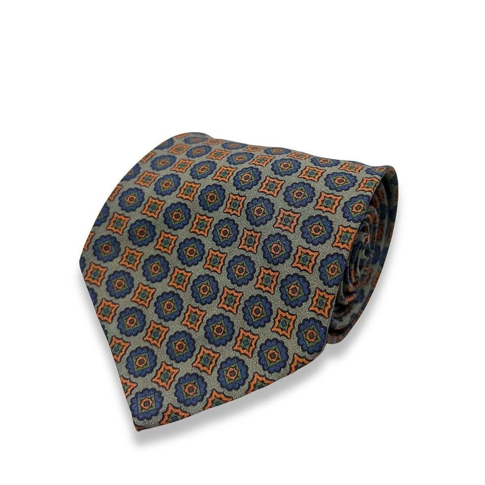 Thumbnail: Quintino Medallion Tie in Olive