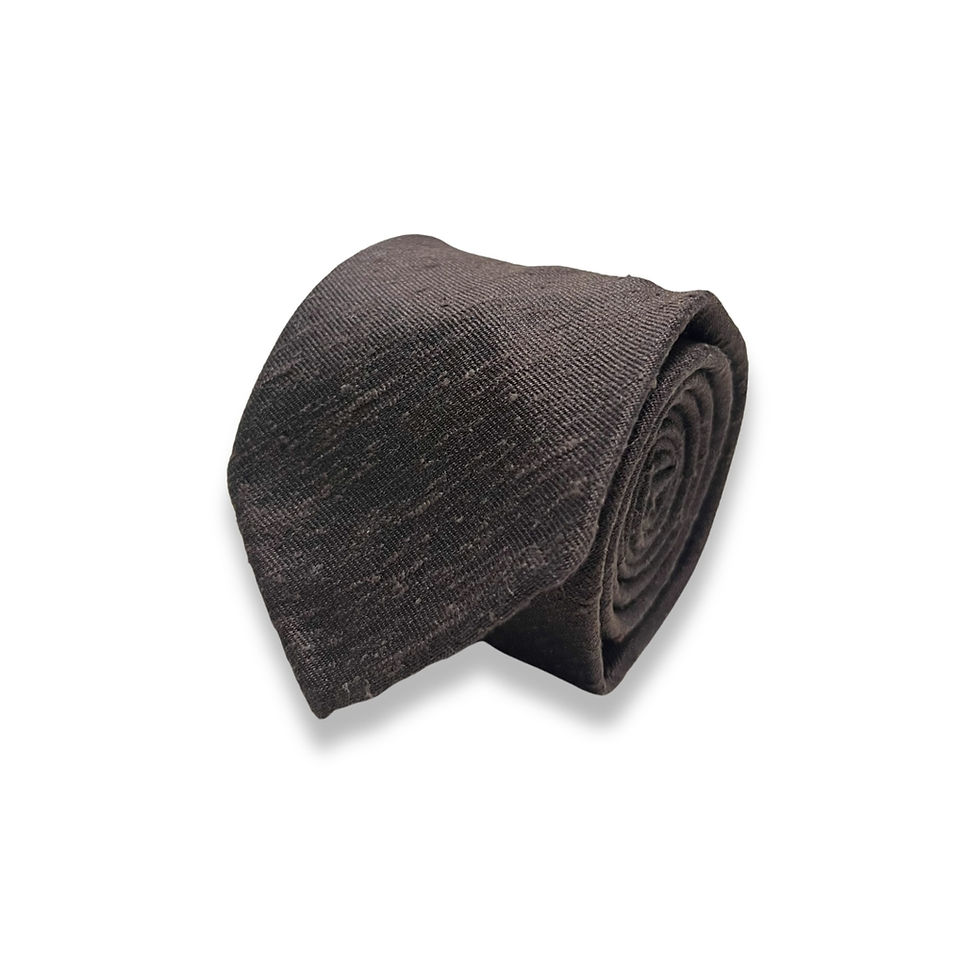 Thumbnail: Novella Shantung Tie in Brown