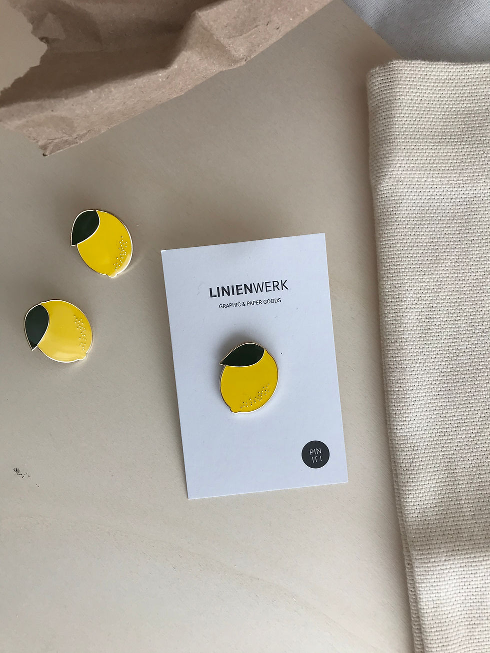 Zitronen Pin