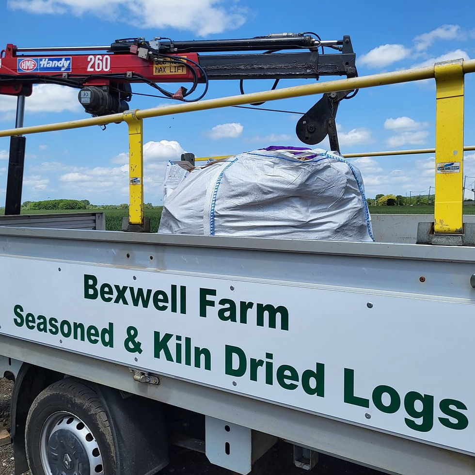 Thumbnail: Kiln Dried Logs Builders Bag on Crain Truck