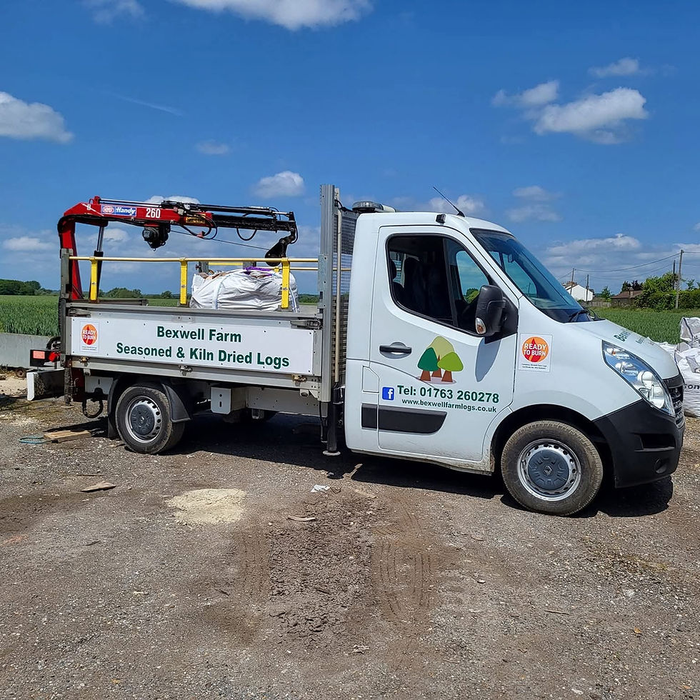 Seasoned Builders Bag on a Delivery Truck