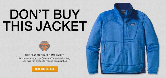 Example of second hand clothing