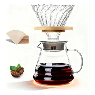 Miniatura: Kit V60  – Café em Grãos + Moedor Manual + V60 completo com 50 Filtros de papel