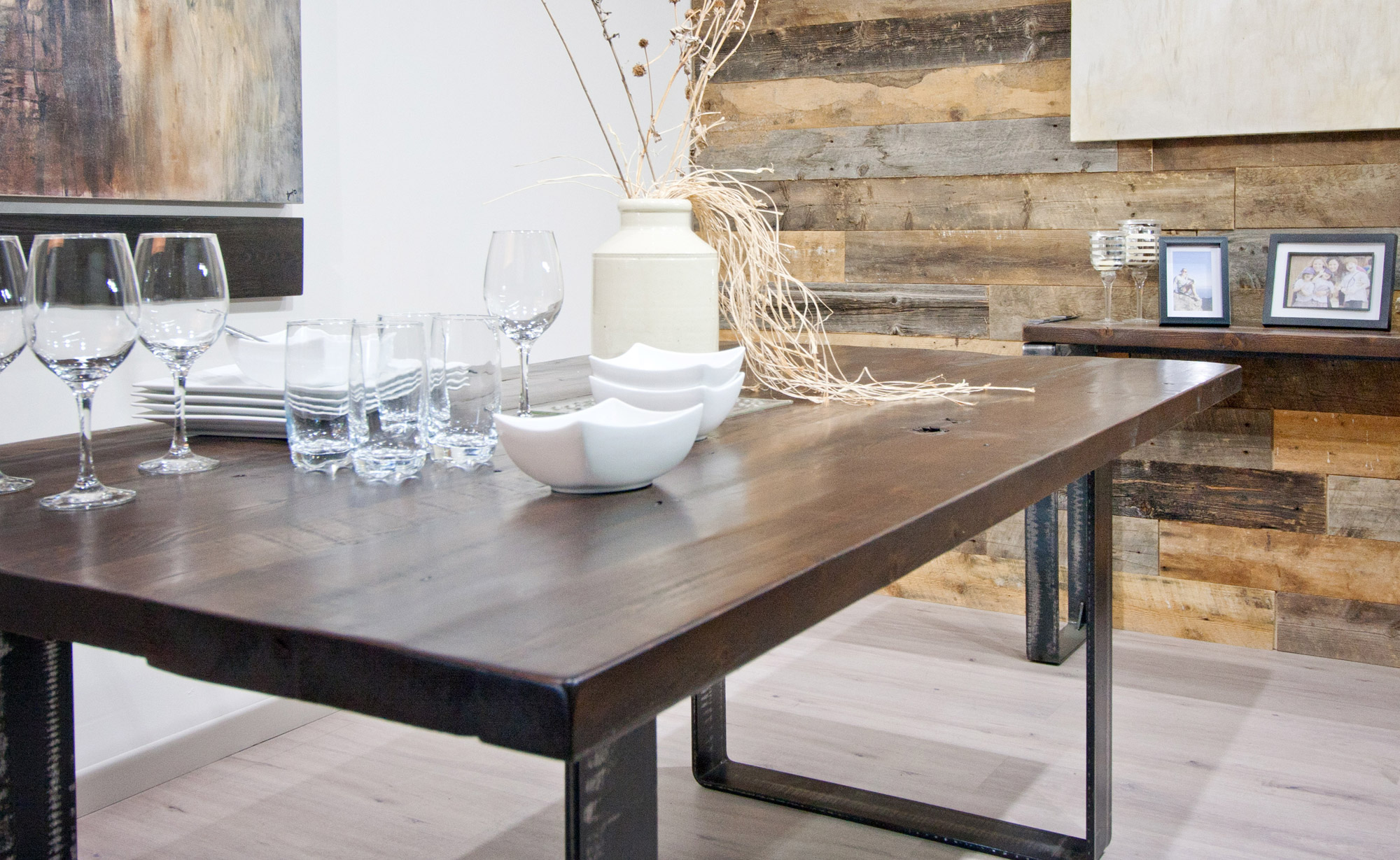 DINING TABLE BARN WOOD