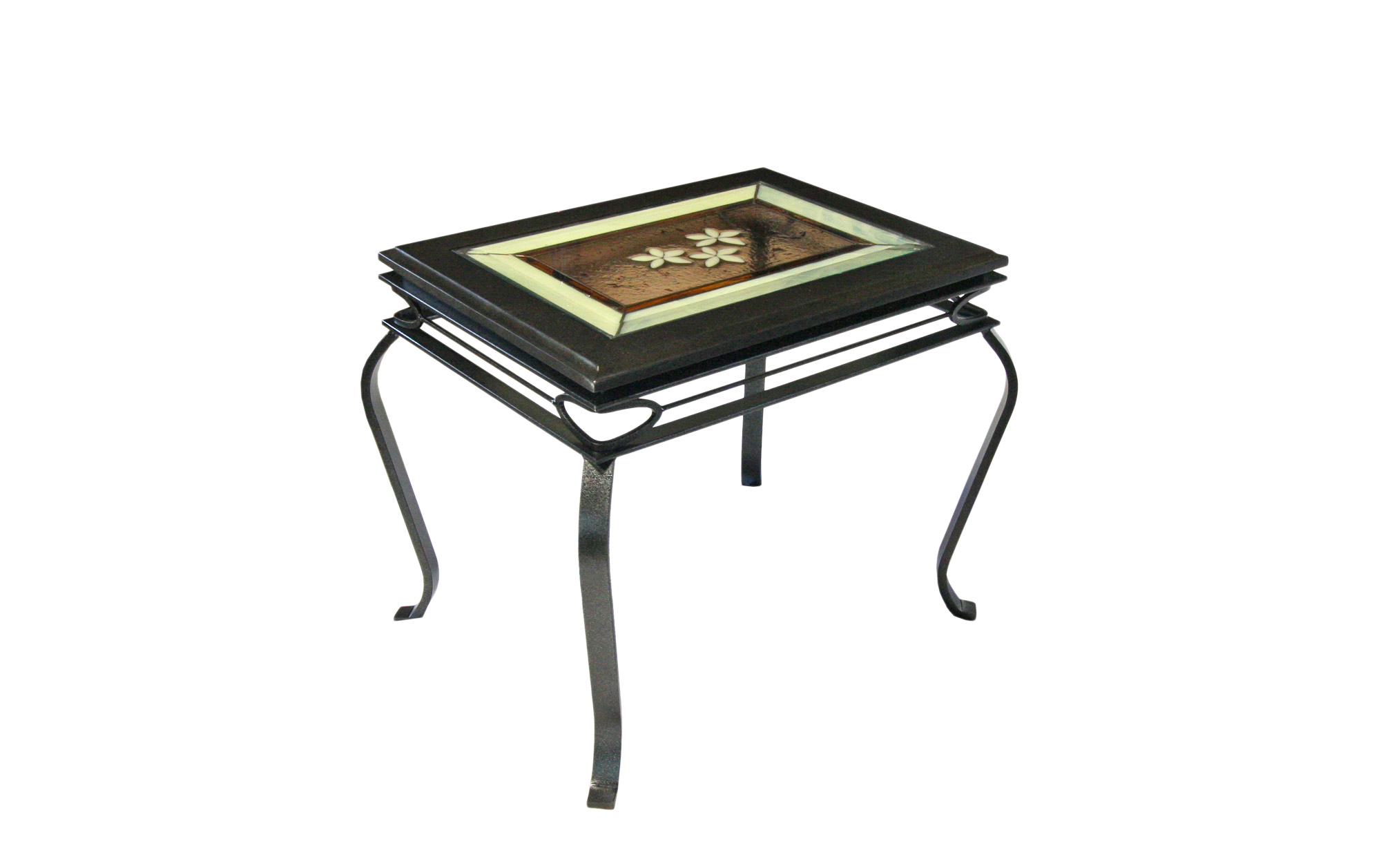 END TABLE STAINED GLASS