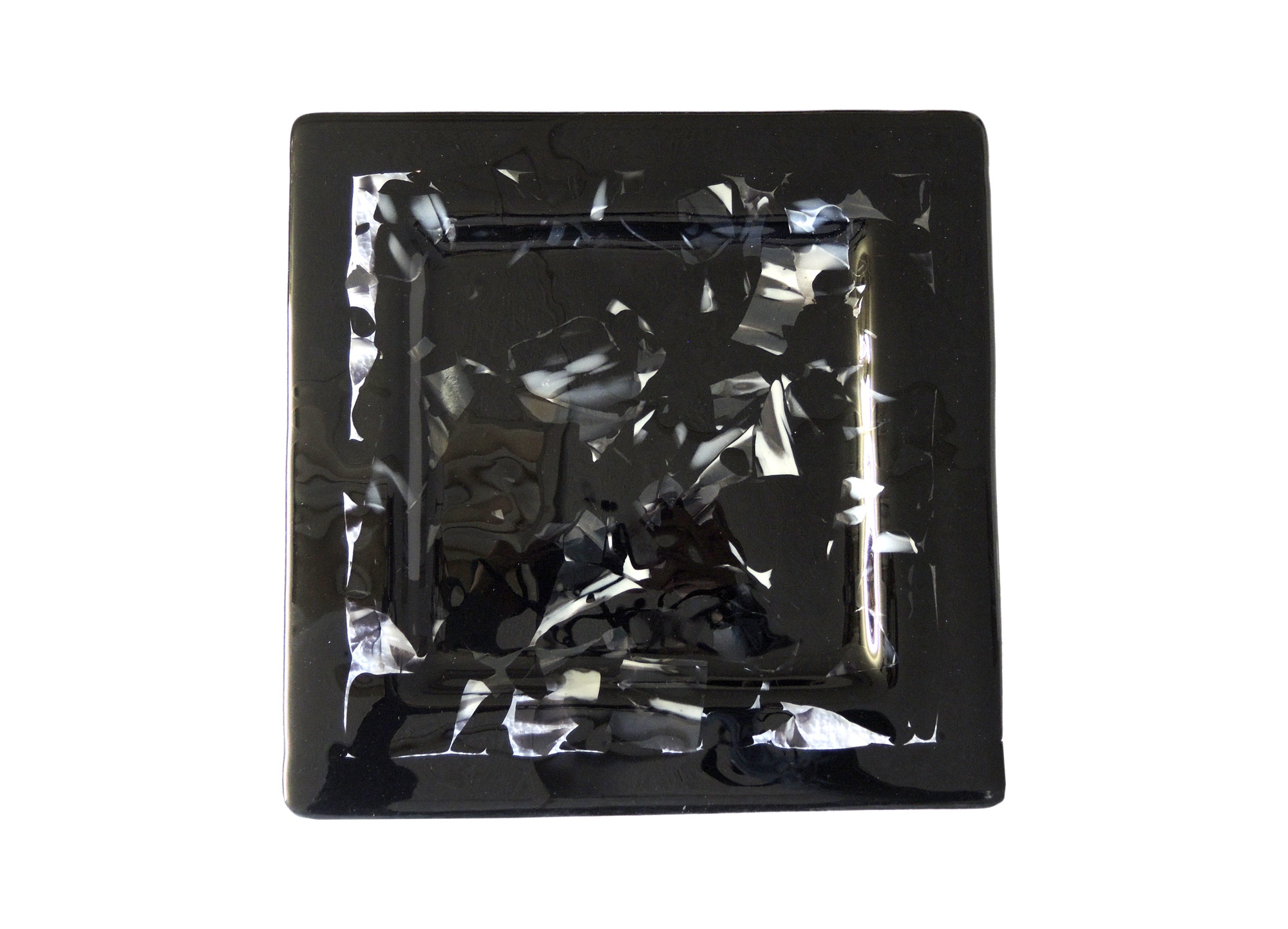 ASSIETTE FUSION STONE NOIRE
