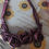 Miniatura: Collana in Stoffa Raso Rose Mogano 