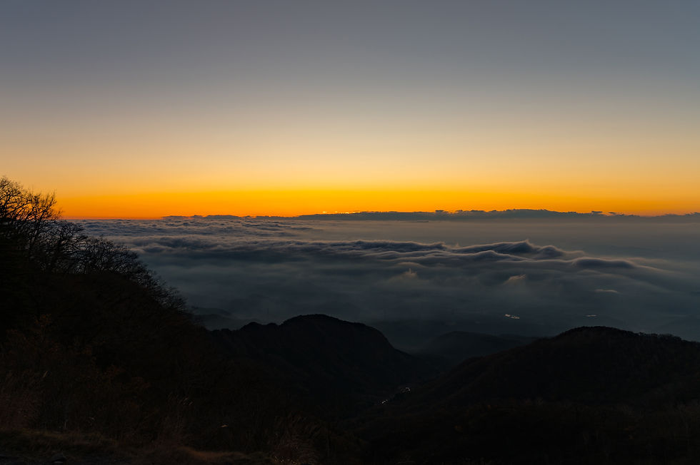 Sea of clouds, Mt. Akagi