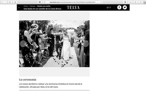 Trabajo de boda publicado en TELVA.