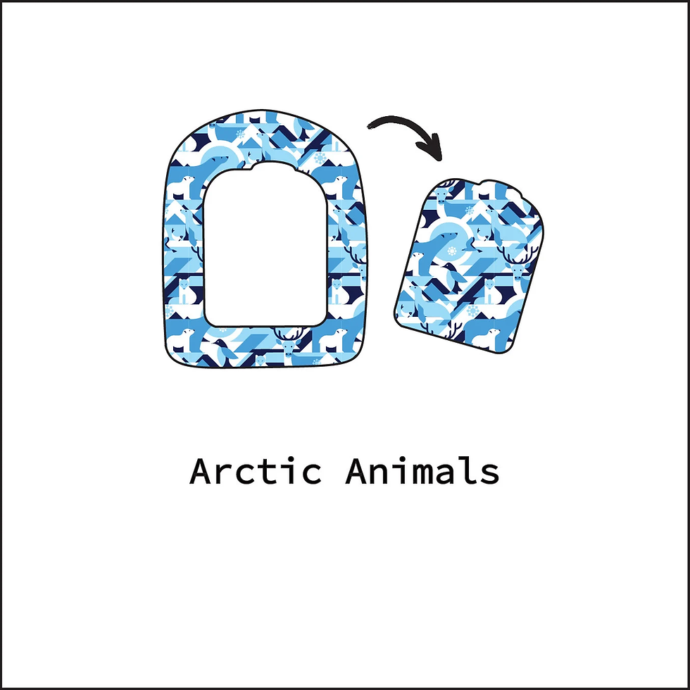 Thumbnail: Christmas Mix & Match Omnipod Patches | Hypoallergenic | Waterproof
