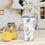 Thumbnail: Blue and White Floral - 20 oz Tumbler with Straw