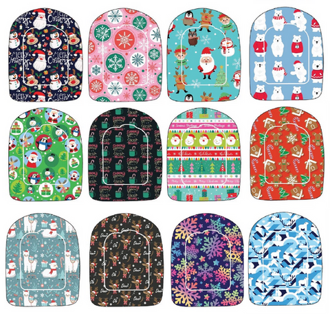 Set of holiday-themed Omnipod patches