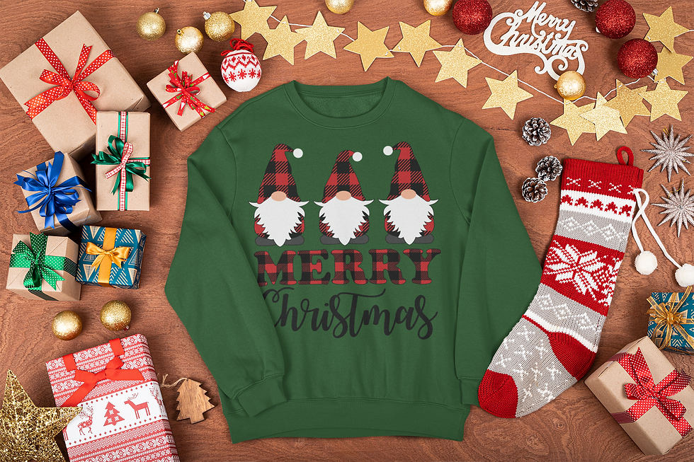Thumbnail: Christmas Gnomes Sweatshirt