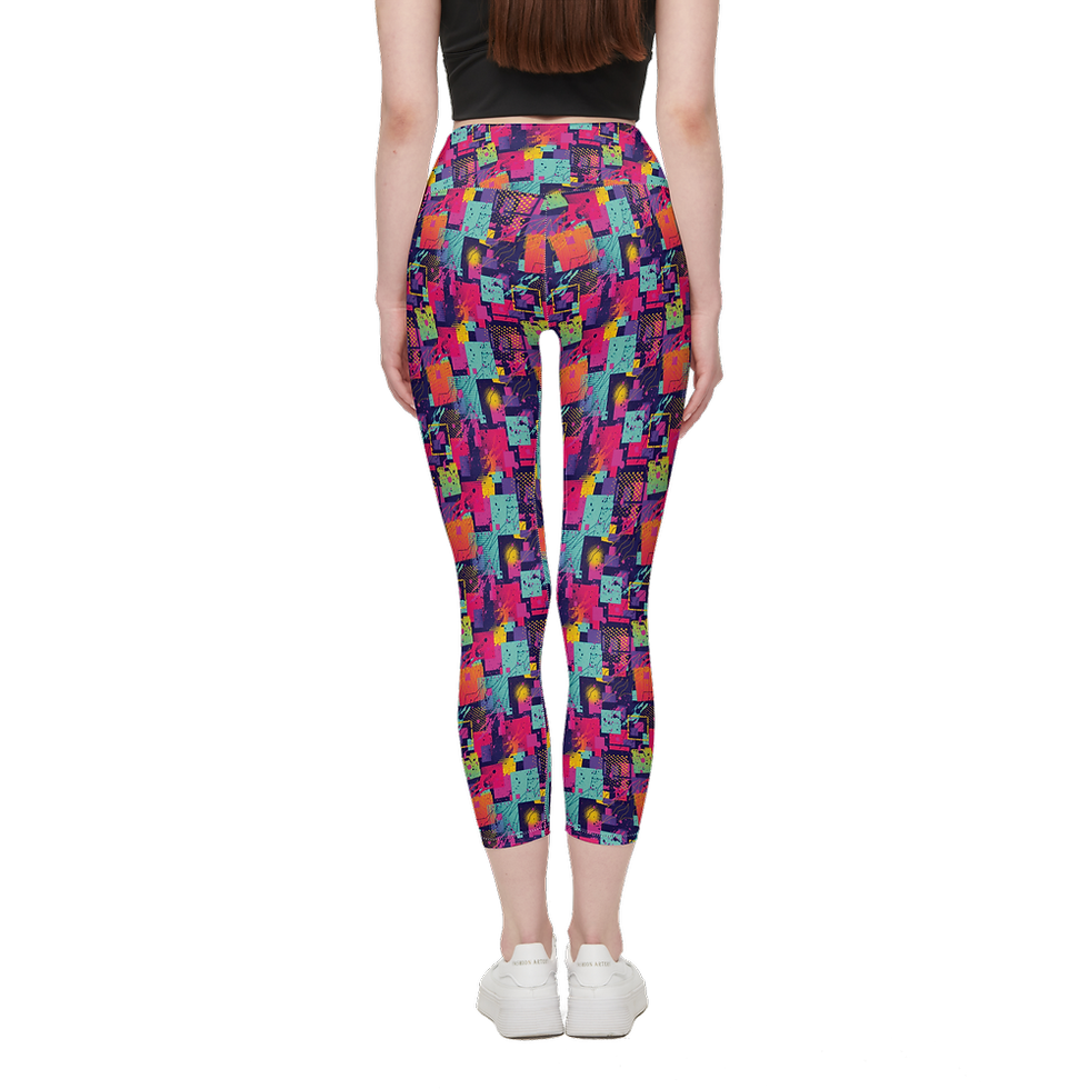 Thumbnail: Bright and Funky Cloud-Like Leggings