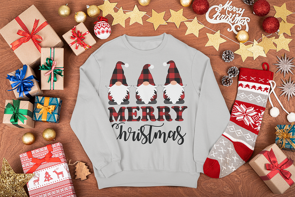 Thumbnail: Christmas Gnomes Sweatshirt