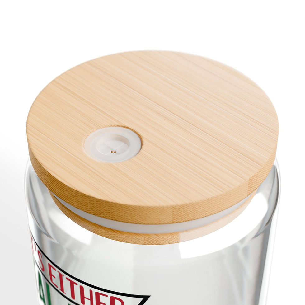 Thumbnail: Serial Killers & Christmas Movies, 16oz Beer Can Glass with Straw & Lid