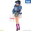 Miniatura: Slightly Angled full-body view of Takara Tomy Licca #WEGO Doll with a shoulder bag, holding a shopper and touching her hat."