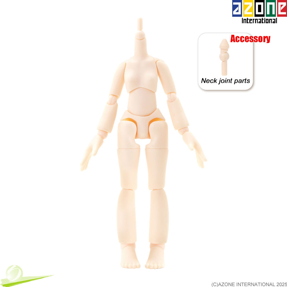 섬네일: AZONE 1/12 Picco Neemo D Lil sister Small Feet Hand parts set A)& Gold hair Doll