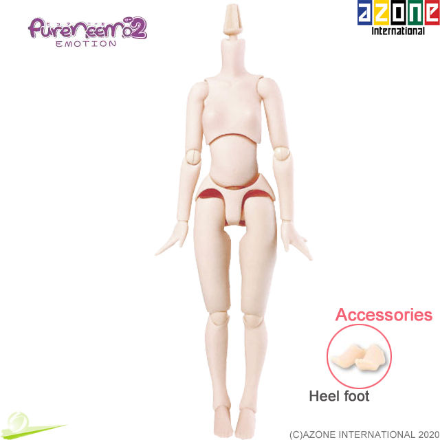 Thumbnail: AZONE 1/6 Pure Neemo EMOTION S White Body & OBITSU Non Flocked Head parts Doll