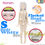 Miniatura: AZONE 1/6 Pure Neemo FLECTION S Body Whity & Flocked Head parts White Hair Doll