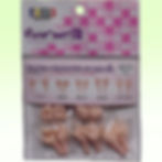 Photo of Azone PFL065-WHT Hand parts set (A) in White skin tone for Pure Neemo 2 bodies, packaged in a clear plastic bag.