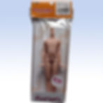 Photo of Azone 1/6 Pure Neemo Flection PFL019-FLS XS Boy / Danshi Body in flesh skin tone, packaged in a clear plastic bag.