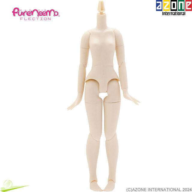 섬네일: AZONE 1/6 Pure Neemo FLECTION S Body Whity HANDS (B) & OBITSU Flocked Head Doll