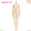ภาพขนาดย่อ: Obitsu 22BD-F01W-L size Bust Body Whity & AZONE Non Flocked Head parts set Doll