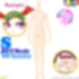 Front full-body view of AZONE PFL053-WHT 1/6 Pure Neemo Flection S Boy / Danshi / Male doll body in White skin tone.