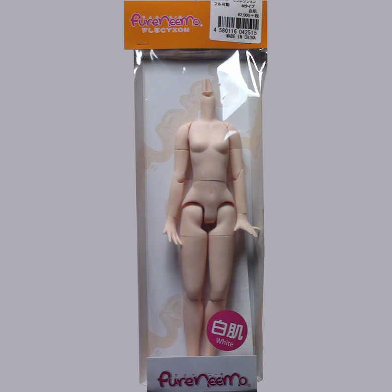 Thumbnail: AZONE 1/6 Pure Neemo Flection M GIRL Body & Hand parts C set White Blythe Doll