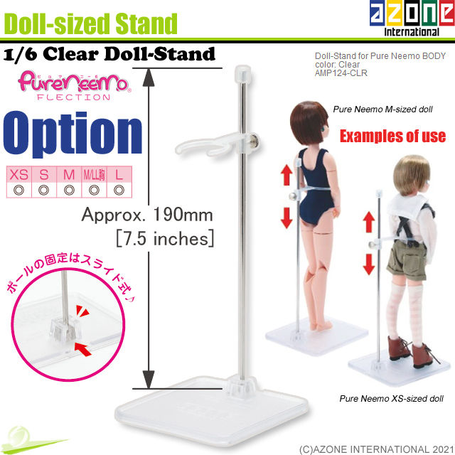 Thumbnail: AZONE 1/6 Pure Neemo FLECTION S Girl Body & Hand parts B set Flesh Natural Doll