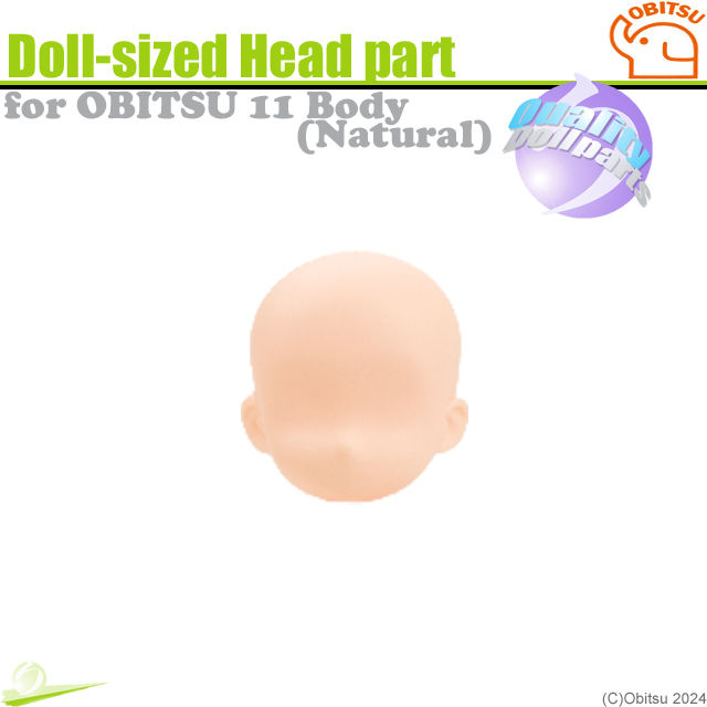 Miniaturbild: Obitsu 11 Body Natural HANDS & Non Flocked Head parts set Pure Neemo Doll Figure