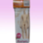 Photo of Azone 1/6 Pure Neemo Flection PFL053-WHT S Boy / Danshi Body in white skin tone, packaged in a clear plastic bag.