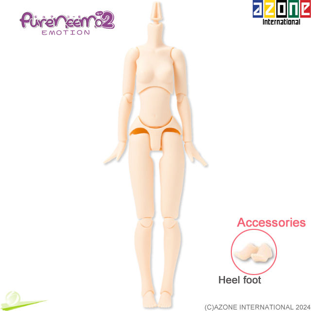 Thumbnail: AZONE 1/6 Pure Neemo EMOTION M Body Whity HANDS A)& Flocked Head Blond hair Doll