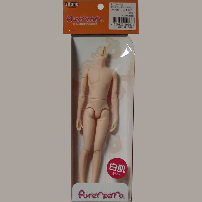 Thumbnail: AZONE Pure Neemo FLECTION M Boy Danshi Male Body & Hand parts A set White Doll