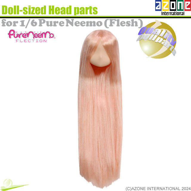 Miniaturbild: AZONE 1/6 Pure Neemo FLECTION XS Girl Body Flesh & Flocked Head Pink Hair Doll