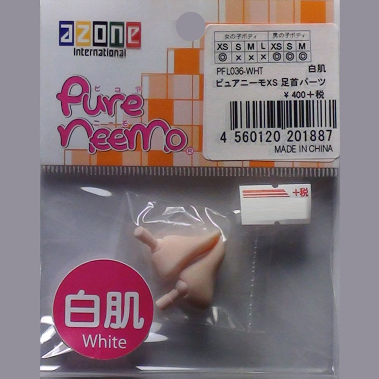 Thumbnail: AZONE PFL008-FLS 1/6 Pure Neemo Flection XS White GIRL Body Blythe Doll NEW