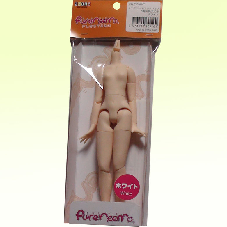 섬네일: AZONE 1/6 Pure Neemo FLECTION S Body M Legs Whity J HANDS & Blond hair Head Doll