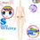 ภาพขนาดย่อ: Azone 1/6 Pure Neemo 2 Emotion S Girl Body PFL054-WHT, front view of standing pose illustration with logo & text decorations.