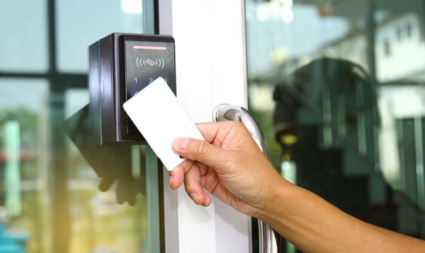 Security Door Scanner Photograph