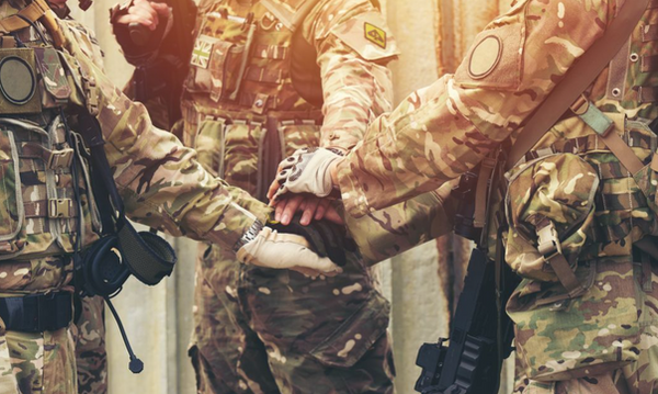 Image of military men