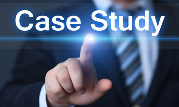 Case Study Graphic of Man in Suit